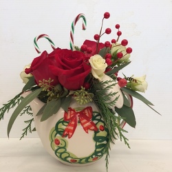 Lovely Wreath Teapot-SOLD OUT!! from Roses and More Florist in Dallas, TX