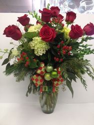 Jingle Roses from Roses and More Florist in Dallas, TX
