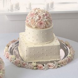 Blossoms of Love Cake Top from Roses and More Florist in Dallas, TX
