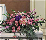 Triumphant Casket Spray from Roses and More Florist in Dallas, TX