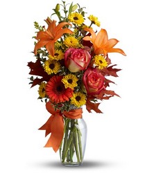 Burst of Autumn from Roses and More Florist in Dallas, TX