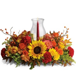 Delight-fall Centerpiece from Roses and More Florist in Dallas, TX