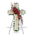 Hope and Honor Cross from Roses and More Florist in Dallas, TX