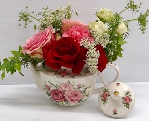 English Tea from Roses and More Florist in Dallas, TX