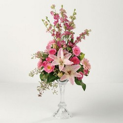 Pedestal Petals from Roses and More Florist in Dallas, TX