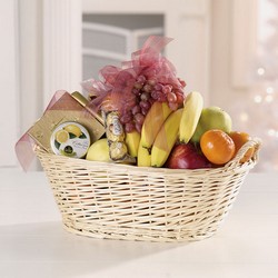 Fruit & Gourmet Basket from Roses and More Florist in Dallas, TX