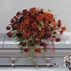 Loving Rose Casket Spray from Roses and More Florist in Dallas, TX