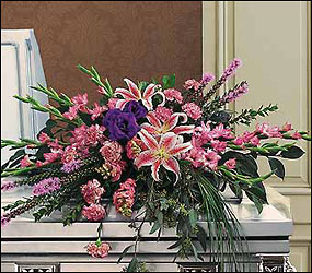 Triumphant Casket Spray from Roses and More Florist in Dallas, TX