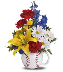  Big Hit Baseball Bouquet from Roses and More Florist in Dallas, TX