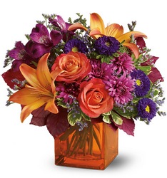 Autumn Chic from Roses and More Florist in Dallas, TX