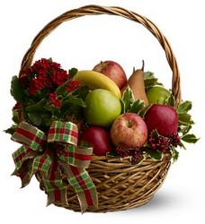 Holiday Fruit Basket from Roses and More Florist in Dallas, TX