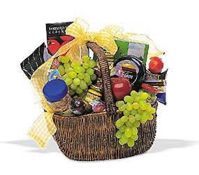 Gourmet Picnic Basket from Roses and More Florist in Dallas, TX