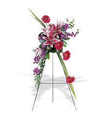 Stargazer Lily and Gerbera Spray from Roses and More Florist in Dallas, TX