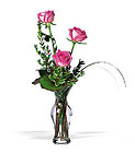 Three Pink Roses from Roses and More Florist in Dallas, TX